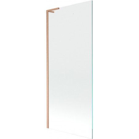 Mexen Next L paravan pentru cadă 1-canat 80 x 150 cm, transparent, cupru periat - 895-080-000-03-00-65