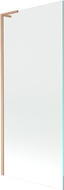 Mexen Next L paravan cadă cu un singur panou 80 x 150 cm, transparent, cupru periat - 895-080-000-03-00-65