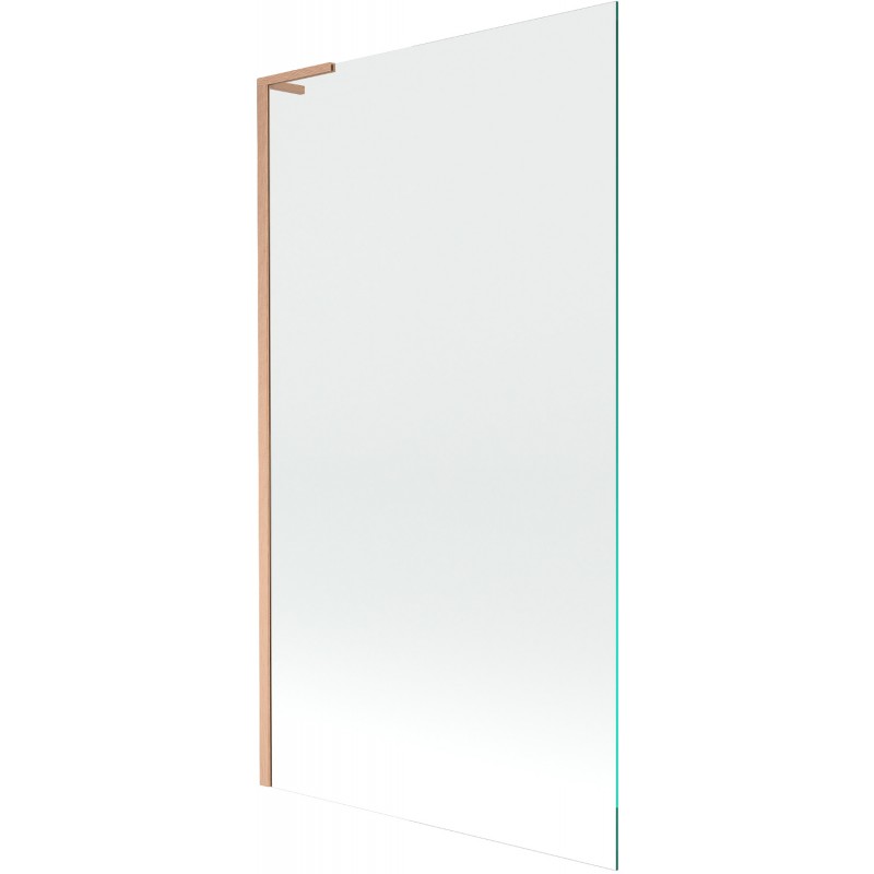 Mexen Next L paravan pentru cadă cu un singur panou 100 x 150 cm, transparent, cupru periat - 895-100-000-03-00-65