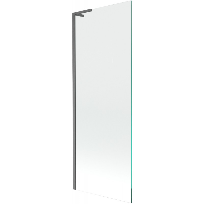 Mexen Next L fürdőkád paraván 1-szárnyú 70 x 150 cm, átlátszó, szálcsiszolt pisztolyszürke - 895-070-000-03-00-66