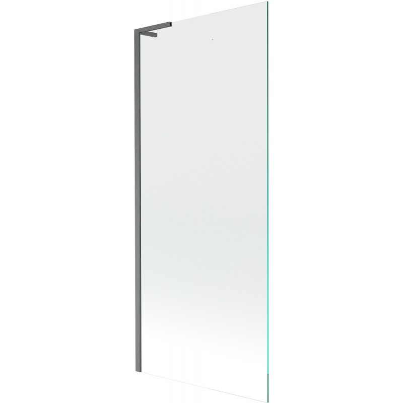 Mexen Next L paravan cadă de baie 1-panou 80 x 150 cm, transparent, gri cu finisaj periat - 895-080-000-03-00-66