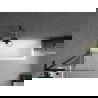 Mexen Next L panel de cadă cu un singur panou 60 x 150 cm, transparent, negru - 895-060-000-03-00-70
