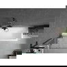 Paravan de baie Mexen Next L cu 1 canat 70 x 150 cm, transparent, negru - 895-070-000-03-00-70