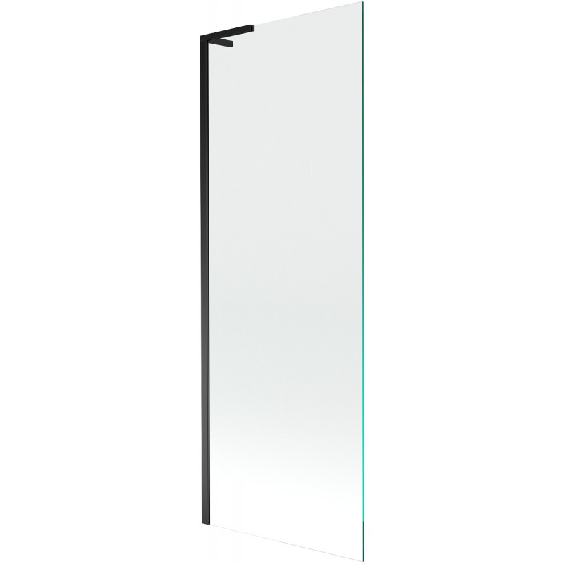Paravan de baie Mexen Next L cu 1 canat 70 x 150 cm, transparent, negru - 895-070-000-03-00-70