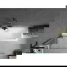 Mexen Next L paravan cadă 1-canată 90 x 150 cm, transparent, negru - 895-090-000-03-00-70
