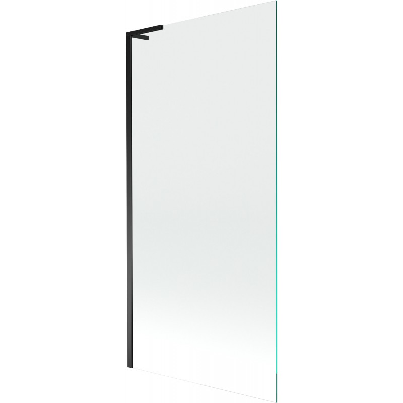 Mexen Next L paravan de cadă cu 1 panou 90 x 150 cm, transparent, negru - 895-090-000-03-00-70