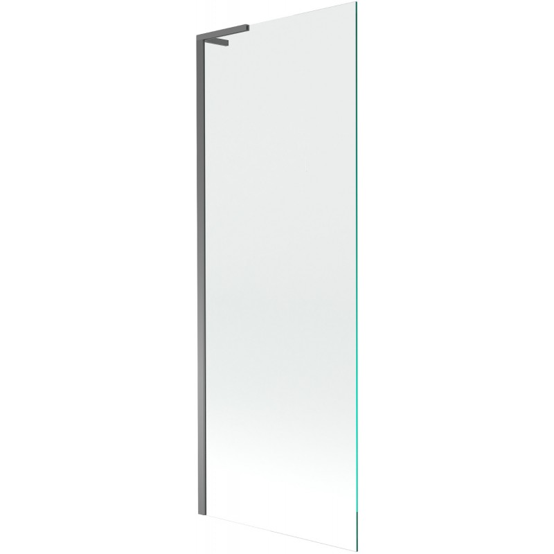 Mexen Next L egyszárnyú fürdőkádparaván 70 x 150 cm, átlátszó, pisztolyszürke - 895-070-000-03-00-95
