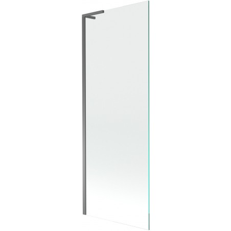 Mexen Next L egyszárnyú fürdőkádparaván 70 x 150 cm, átlátszó, pisztolyszürke - 895-070-000-03-00-95