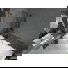 Mexen Next L fürdőkád paraván 1-szárnyú 80 x 150 cm, átlátszó, fegyver fém - 895-080-000-03-00-95