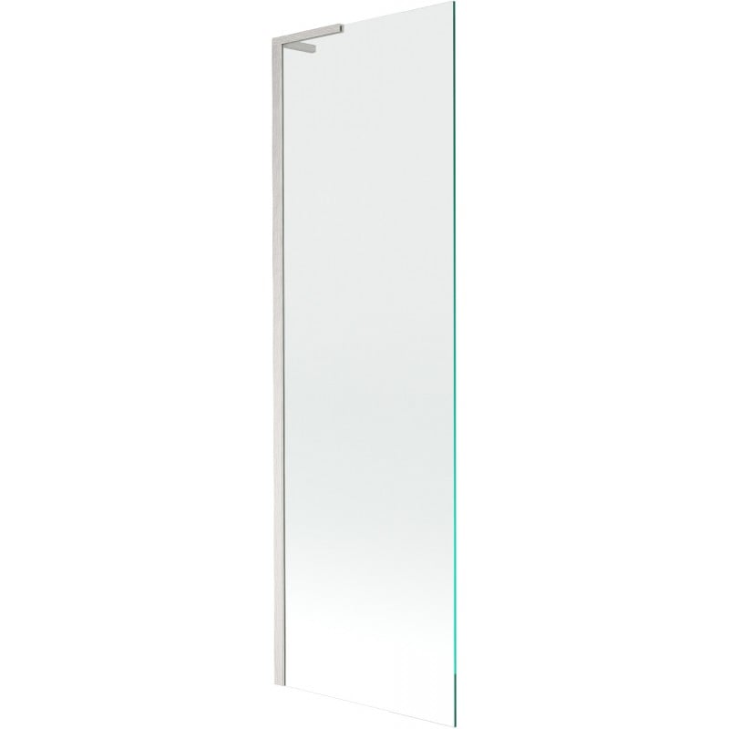 Mexen Next L kádparaván egyajtós 60 x 150 cm, átlátszó, kefélt nikkel - 895-060-000-03-00-97