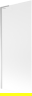 Mexen Next L kádparaván 1-szárnyú 80 x 150 cm, matt, króm - 895-080-000-03-30-01