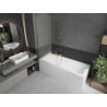 Paravan pentru cadă Mexen Next L cu 1 ușă 60 x 150 cm, înghețat, auriu - 895-060-000-03-30-50