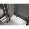 Paravan pentru cadă Mexen Next L cu 1 ușă 60 x 150 cm, înghețat, auriu - 895-060-000-03-30-50