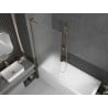 Mexen Next L paravan de cadă 1-canat 80 x 150 cm, mat, auriu - 895-080-000-03-30-50