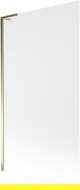 Mexen Next L paravan de baie cu 1 canat 100 x 150 cm, mat, auriu - 895-100-000-03-30-50