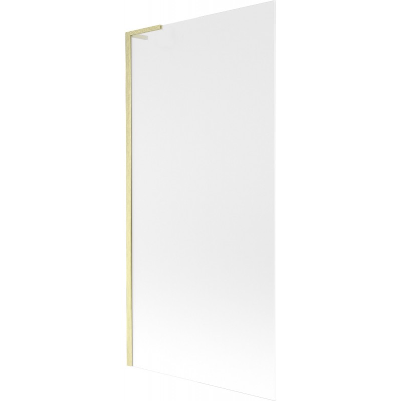 Mexen Next L paravan cadă 1-batant 90 x 150 cm, înghețat, auriu periat - 895-090-000-03-30-55