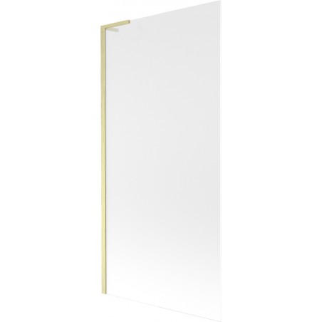 Mexen Next L fürdőkádparaván 1-szárnyú 90 x 150 cm, matt, arany kefélt - 895-090-000-03-30-55