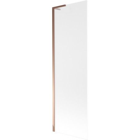 Mexen Next L fürdőkád paraván 1-szárnyú 60 x 150 cm, zúzmarás, rózsaarany - 895-060-000-03-30-60