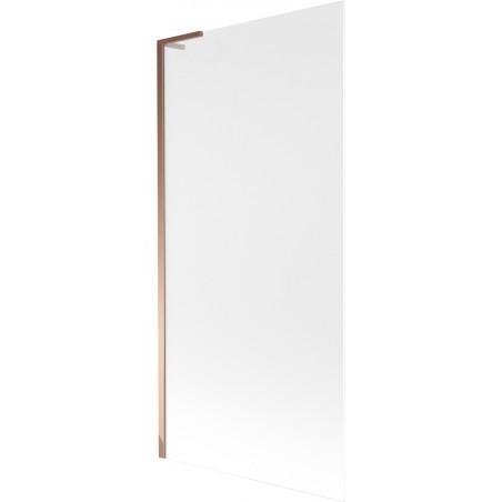 Mexen Next L paravan cadă cu 1-foaie 90 x 150 cm, satin, aur roz - 895-090-000-03-30-60