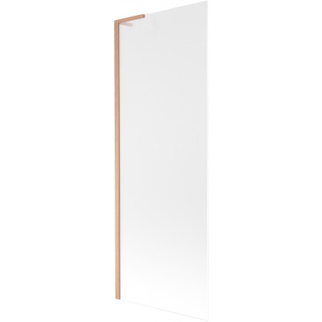 Mexen Next L egyoldalas kádparaván 1 szárnyú 70 x 150 cm, zúzmara, kefezezett réz - 895-070-000-03-30-65