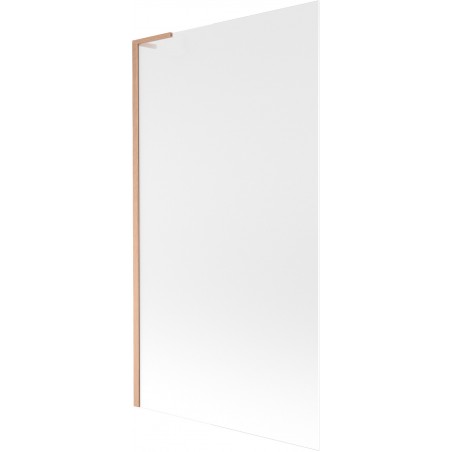 Mexen Next L paravan cadă 1-panou 100 x 150 cm, înghețat, cupru periat - 895-100-000-03-30-65