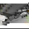 Mexen Next L paravan cadă 1-canată 70 x 150 cm, înghețat, negru - 895-070-000-03-30-70