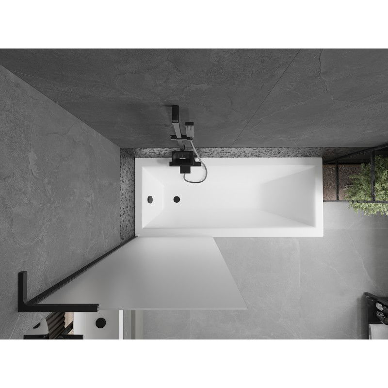 Mexen Next L paravan de duș cu un panou, 70 x 150 cm, mat, negru - 895-070-000-03-30-70