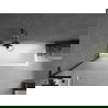 Mexen Next L paravan cadă 1-canată 70 x 150 cm, înghețat, negru - 895-070-000-03-30-70
