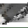 Paravan cadă Mexen Next L, 1 canat, 80 x 150 cm, mat, gun metal - 895-080-000-03-30-95