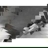 Mexen Next L paravan de cadă cu un singur panou 90 x 150 cm, mat, gun metal - 895-090-000-03-30-95