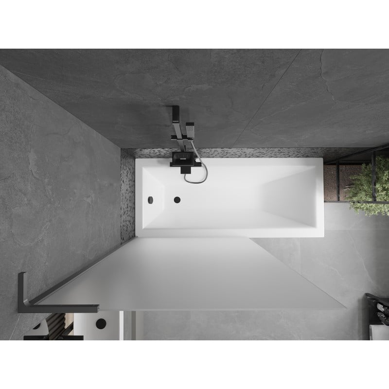 Mexen Next L paravan de duș cu un singur panou 100 x 150 cm, înghețat, metal pistol - 895-100-000-03-30-95