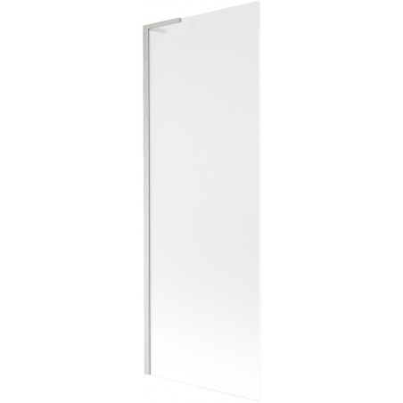 Mexen Next L kádra szerelhető paraván, 1 szárnyú, 70 x 150 cm, fagyott, matt nikkel - 895-070-000-03-30-97