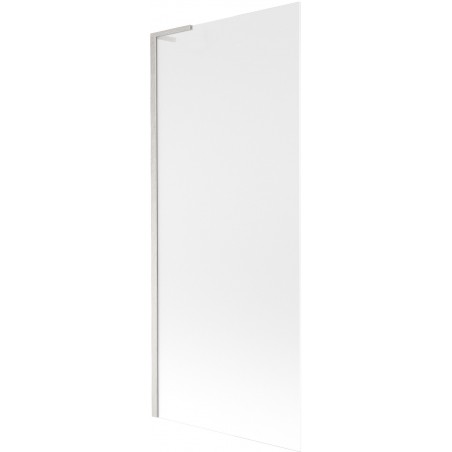 Mexen Next L kádparaván 1-szárnyú 80 x 150 cm, homokfúvott, szálcsiszolt nikkel - 895-080-000-03-30-97