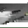 Mexen Next L paravan cadă de baie cu 1 panou, 70 x 150 cm, grafit, crom - 895-070-000-03-40-01