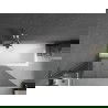 Mexen Next L paravan de baie 1-canat 100 x 150 cm, grafit, crom - 895-100-000-03-40-01