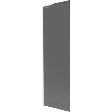 Mexen Next L panel de cadă cu un singur panou 60 x 150 cm, grafit, alb - 895-060-000-03-40-20