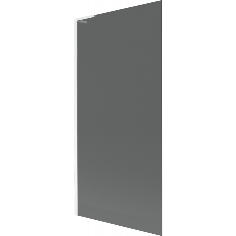 Mexen Next L panou cadă cu un singur segment 90 x 150 cm, grafit, alb - 895-090-000-03-40-20