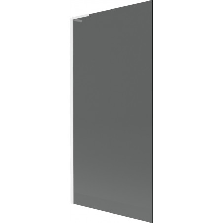 Mexen Next L panou cadă cu un singur segment 90 x 150 cm, grafit, alb - 895-090-000-03-40-20
