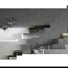 Mexen Next L paravan cadă 1-canat 60 x 150 cm, grafit, auriu - 895-060-000-03-40-50