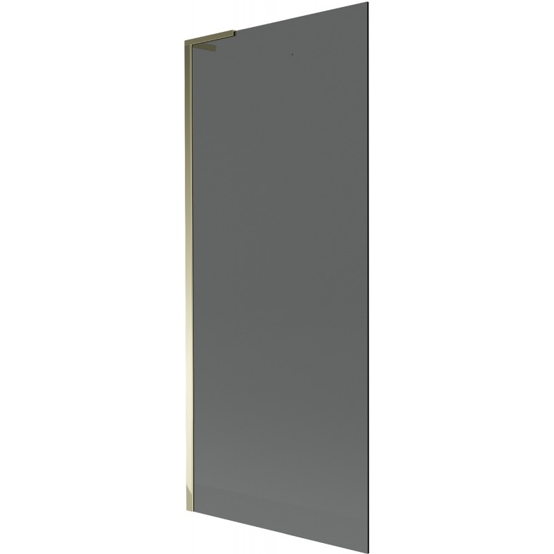 Mexen Next L paravan de cadă 1-batant 80 x 150 cm, grafit, auriu - 895-080-000-03-40-50