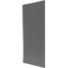 Mexen Next L paravan de cadă 1-batant 80 x 150 cm, grafit, auriu - 895-080-000-03-40-50