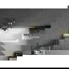 Paravan cadă Mexen Next L cu 1 canat 90 x 150 cm, grafit, auriu - 895-090-000-03-40-50