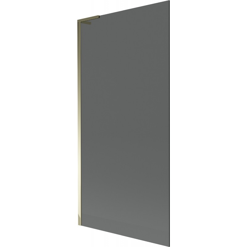 Paravan cadă Mexen Next L cu 1 canat 90 x 150 cm, grafit, auriu - 895-090-000-03-40-50