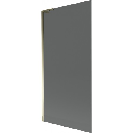 Paravan cadă Mexen Next L cu 1 canat 90 x 150 cm, grafit, auriu - 895-090-000-03-40-50