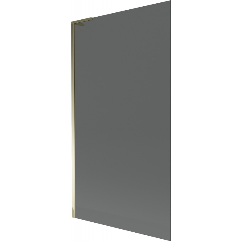 Mexen Next L fürdőkádparaván 1-szárnyú 100 x 150 cm, grafit, arany - 895-100-000-03-40-50