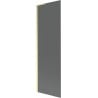 Paravan de cadă Mexen Next L cu 1 panou 60 x 150 cm, grafit, auriu periat - 895-060-000-03-40-55