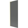 Mexen Next L ecran cadă 1-panou 70 x 150 cm, grafit, auriu periat - 895-070-000-03-40-55