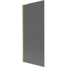 Mexen Next L paravan de baie cu 1 canat 80 x 150 cm, grafit, auriu periat - 895-080-000-03-40-55
