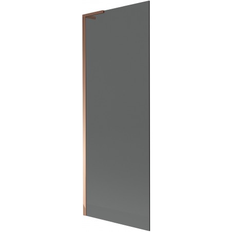 Mexen Next L paravan de baie 1-panou 70 x 150 cm, grafit, aur roz - 895-070-000-03-40-60
