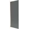 Mexen Next L paravan de baie 1-panou 70 x 150 cm, grafit, aur roz - 895-070-000-03-40-60